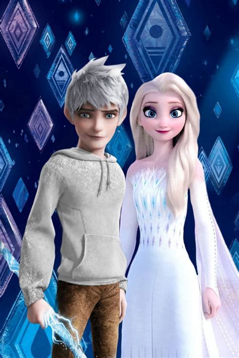 elsa and jack frost|More.